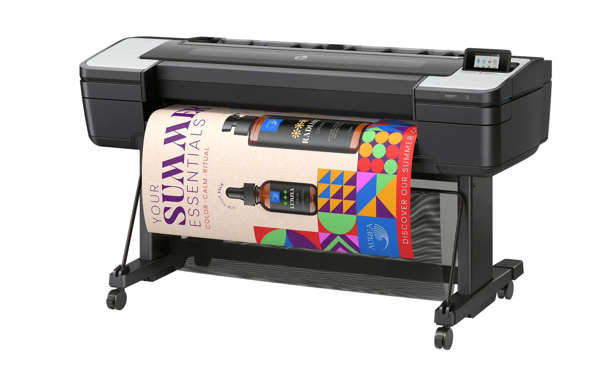 HP DesignJet Z6 44-in PostScript Printer Plus Edition side view