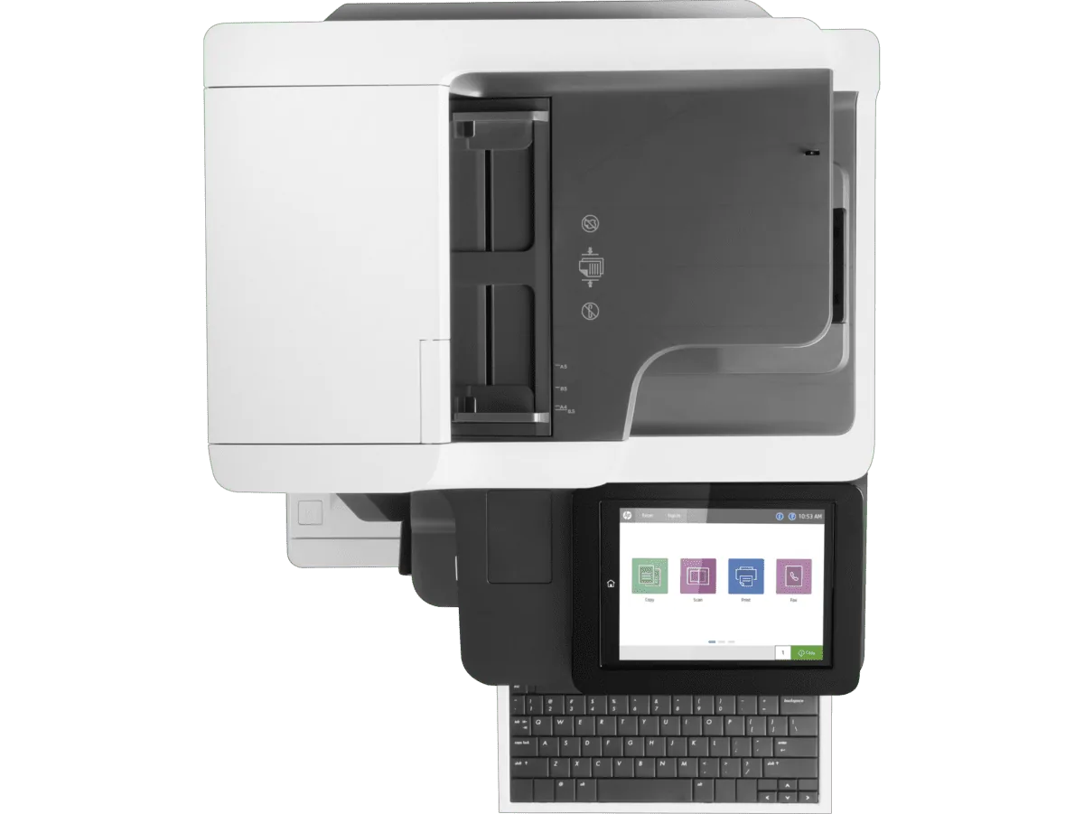 HP LaserJet Enterprise Flow MFP M635z Printer detail view 3