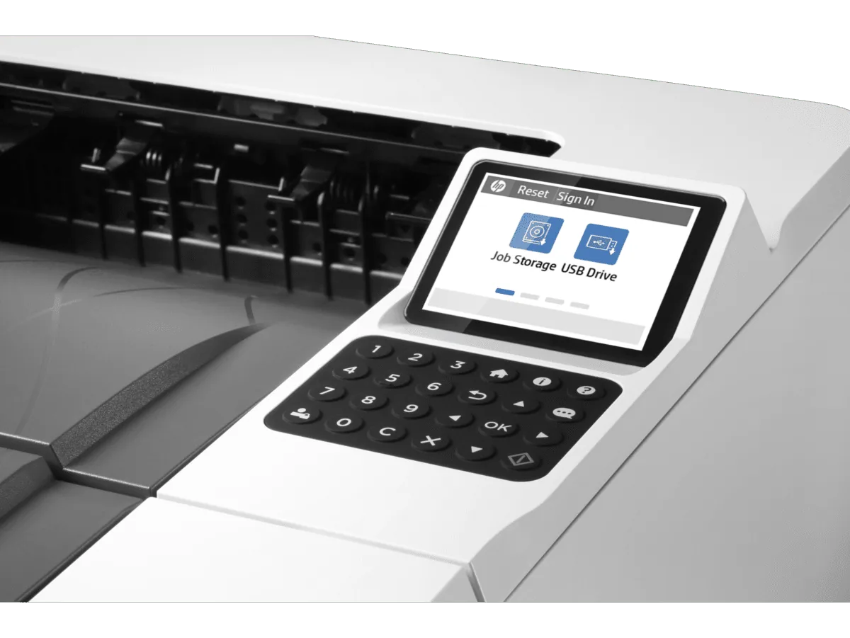 HP LaserJet Enterprise M406dn Printer detail view 4