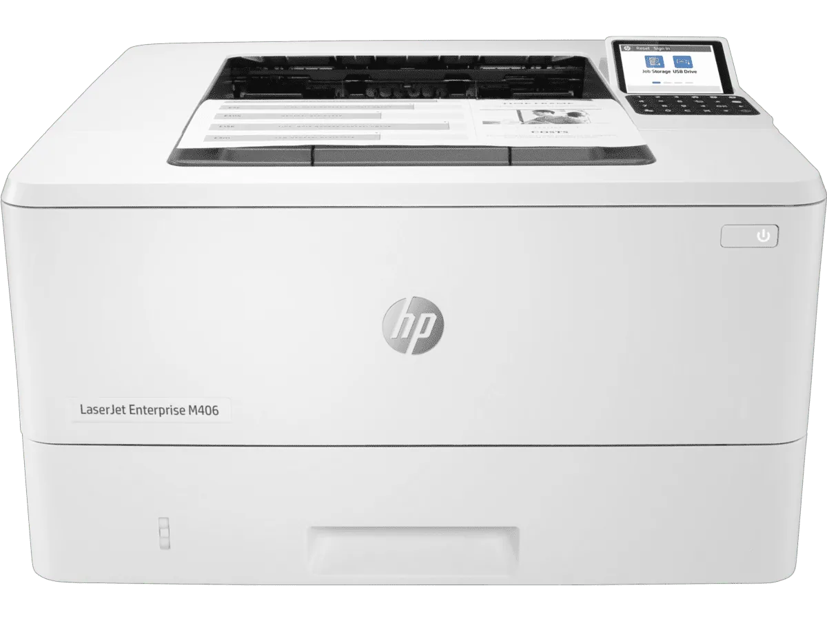 HP LaserJet Enterprise M406dn Printer primary product image