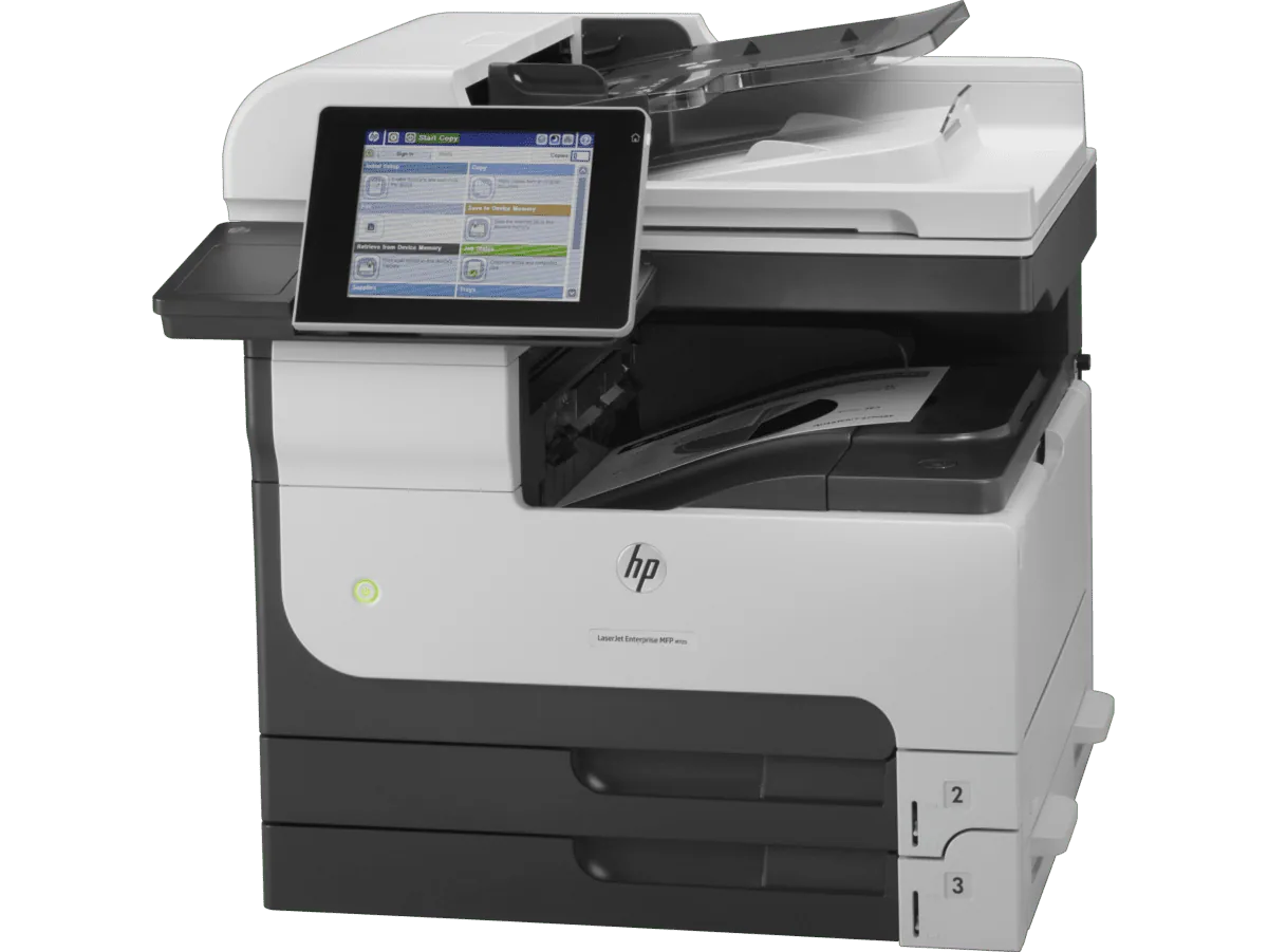 HP LaserJet Enterprise MFP M725dn Printer product view 2