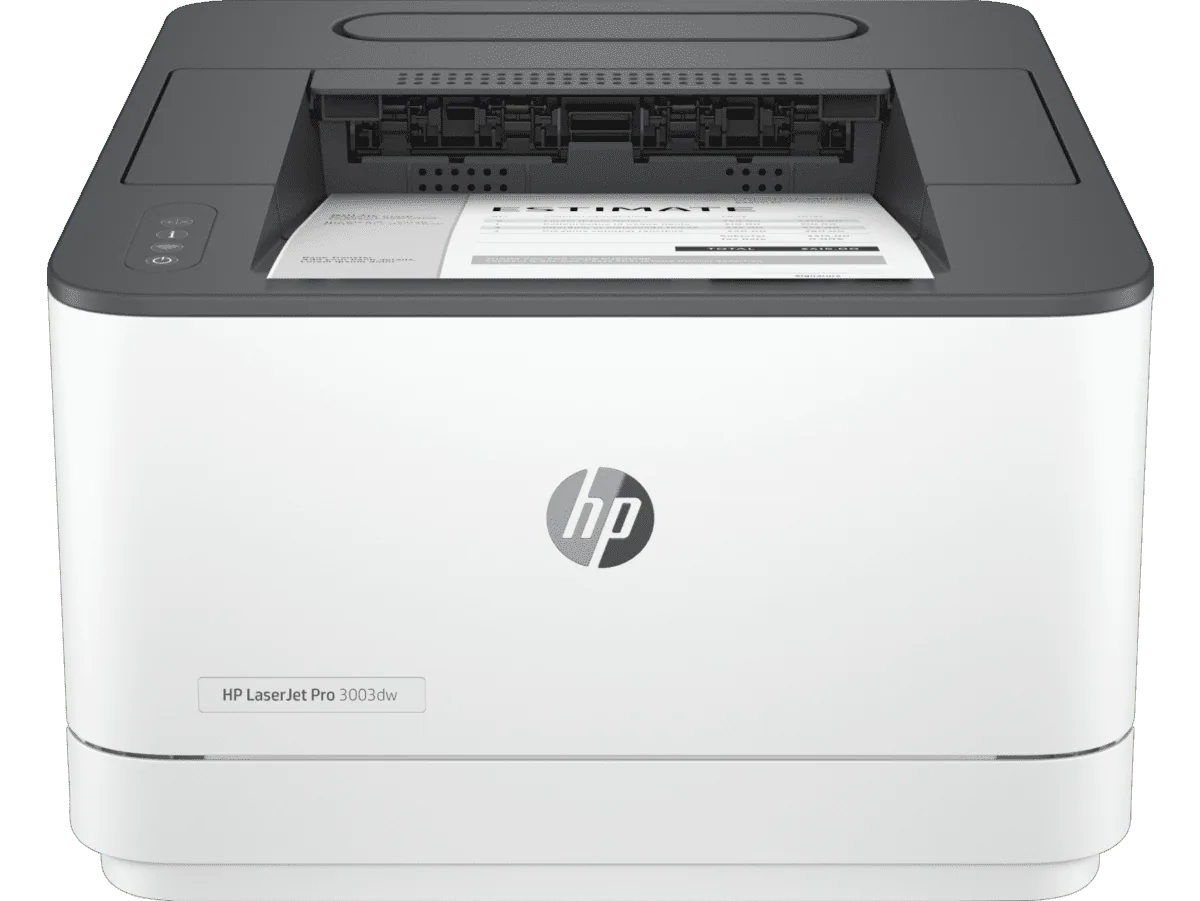 Primary product view of the HP LaserJet Pro 3003dw Printer showing the complete unit.