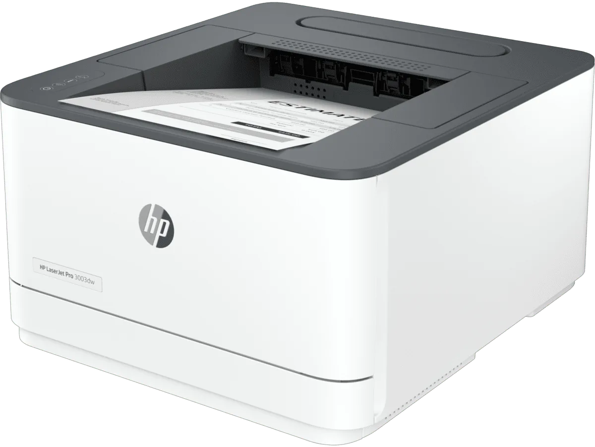 HP LaserJet Pro 3003dw Printer Wireless Duplex Laser side product view