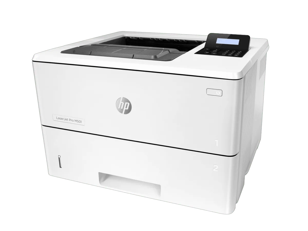 HP LaserJet Pro M501dn Printer product view 2