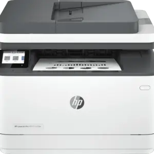 HP LaserJet Pro MFP 3103fdw Printer primary view displaying the touch screen and document feeder