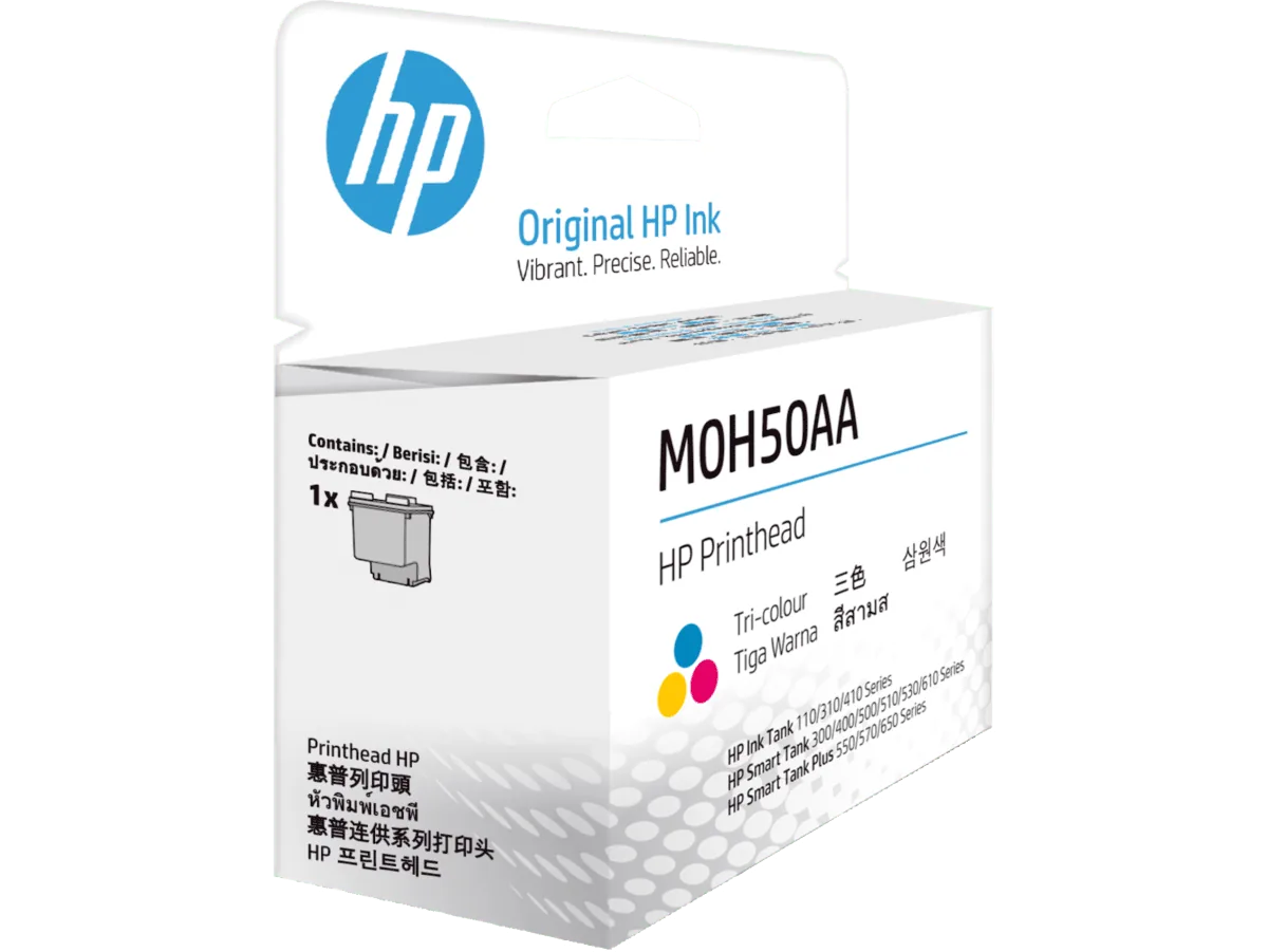 HP M0H50A Tri-color Replacement GT Printhead M0H50AA product shot 3