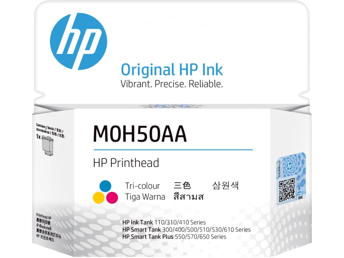 HP M0H50A Tri-color Replacement GT Printhead M0H50AA product shot 1