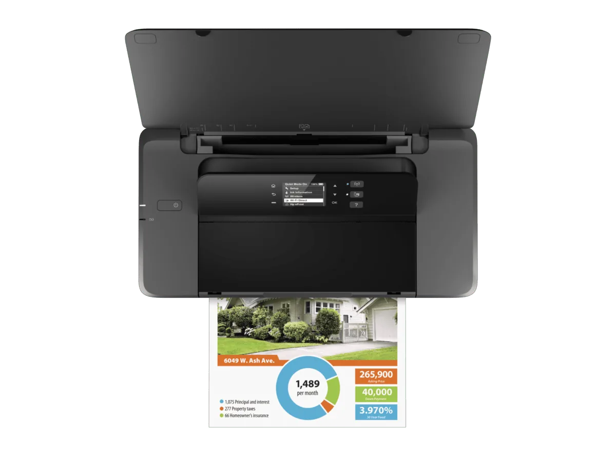 HP OfficeJet 200 Mobile Printer Wireless Colour Printer detail view 4