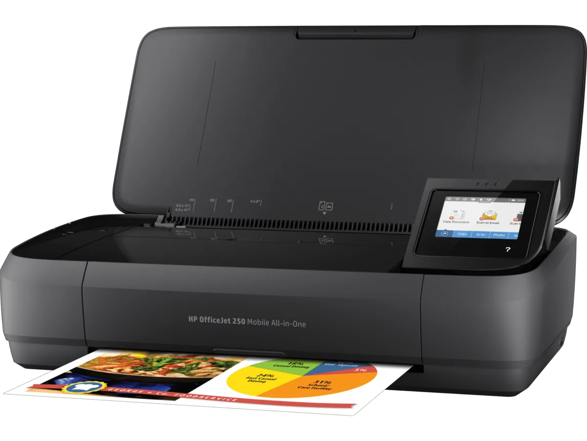 HP OfficeJet 250 Mobile All-in-One Printer detail view 4