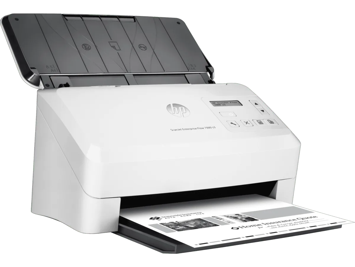 HP ScanJet Enterprise Flow 7000 s3 Sheet-feed Scanner detail view 2