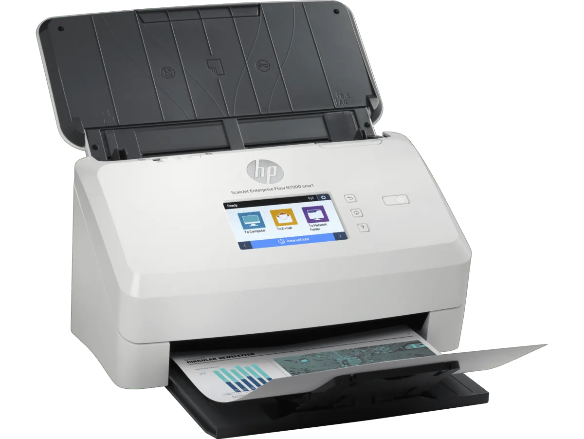 HP ScanJet Enterprise Flow N7000 snw1 Sheetfed Scanner detail view 1