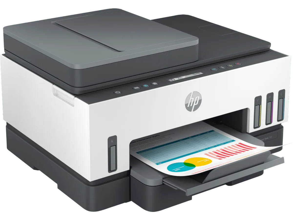 HP Smart Tank 750 All-in-One Wireless Duplex Printer detail view 1