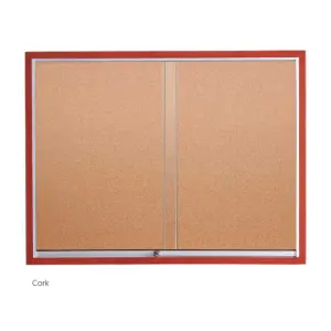 WriteBest Classic Sliding Glass Cabinet (Wooden Frame) VG23W