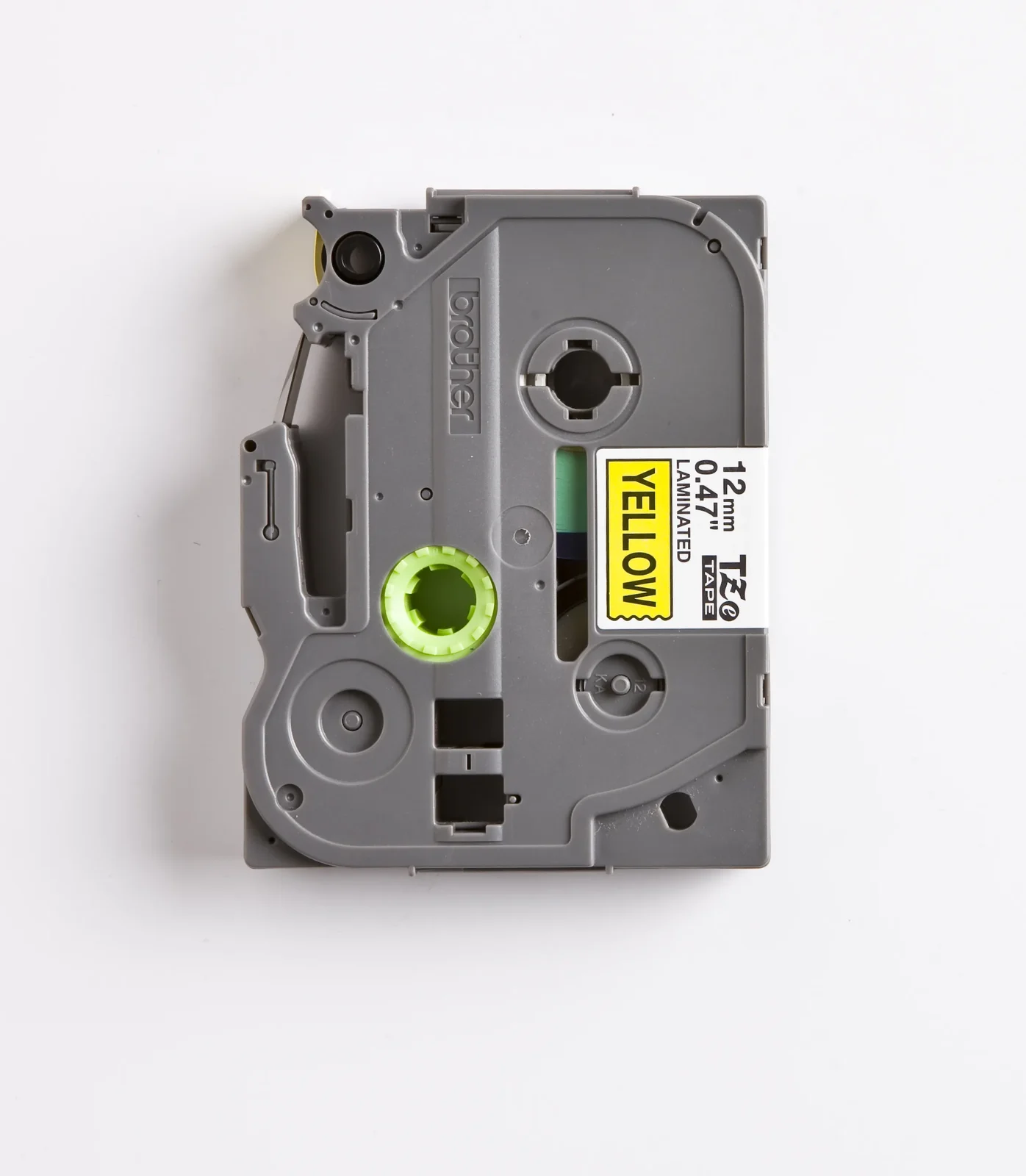 Brother TZe-631 12mm Black on Yellow Laminated Tape — tape cassette