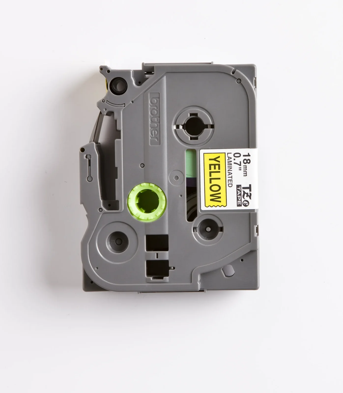 Brother TZe-641 18mm Black on Yellow Laminated Tape — tape cassette