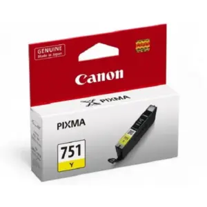 Canon CLI-751 Y yellow dye-based ink cartridge for PIXMA inkjet printers