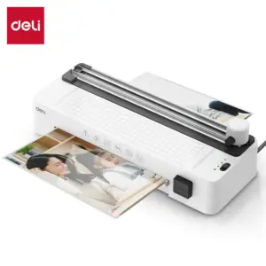 Deli ET109 laminating a photo