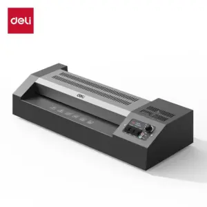 Deli ET115 A3 laminator shown in an angled view