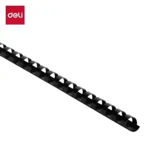 Deli ET304 plastic binding comb shown in detail