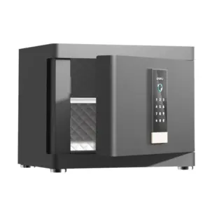Deli ET592 automatic door safe in angled view