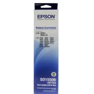 Epson C13S015506 black ribbon cartridge for LQ-300, LQ-300+, LQ-300+II