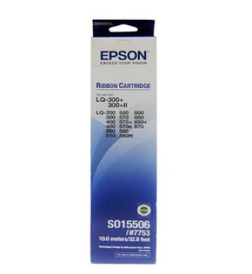 Epson C13S015506 black ribbon cartridge for LQ-300, LQ-300+, LQ-300+II