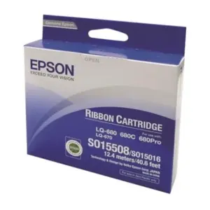 Epson C13S015508 black ribbon cartridge for LQ-2500+, LQ-2550, LQ-670