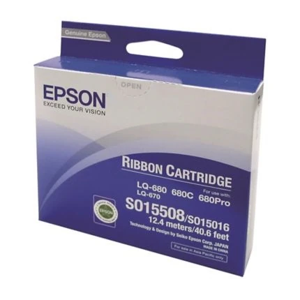 Epson C13S015508 black ribbon cartridge for LQ-2500+, LQ-2550, LQ-670