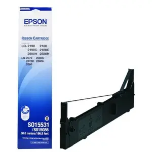 Epson C13S015531 black ribbon cartridge for FX-2170, FX-2180, LQ-2070