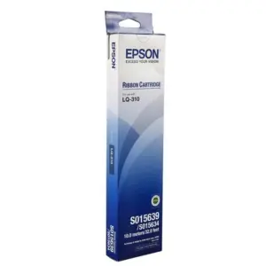 Epson C13S015639 black ribbon cartridge for LQ-310