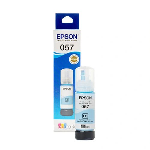 Epson 057 Light Cyan ink bottle — product view 1