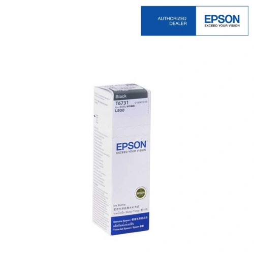Epson T673 Black ink bottle — product view 1