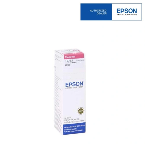 Epson T673 Magenta ink bottle — product view 1
