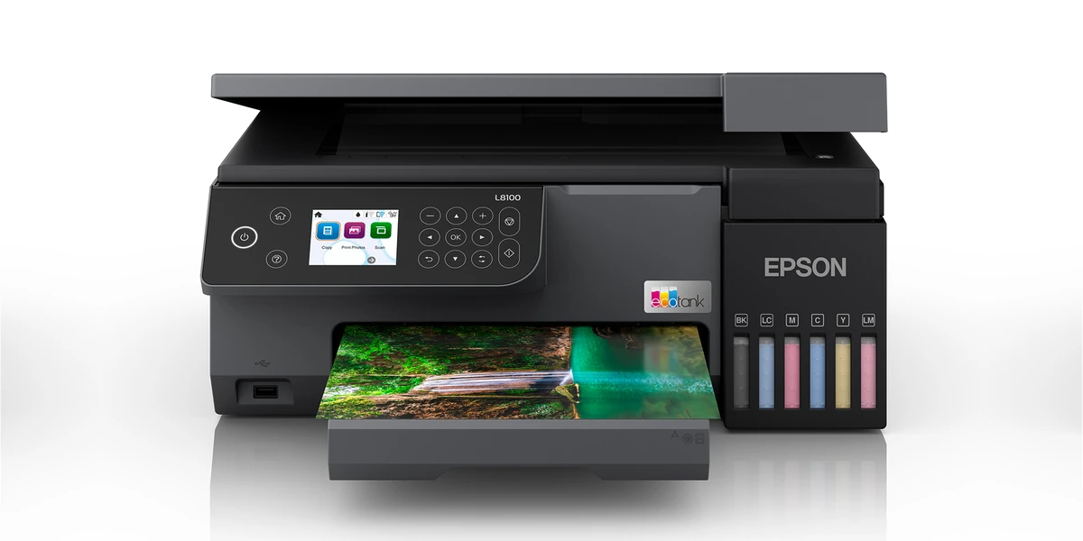 Epson EcoTank L8100 ink tank printer — product view 2