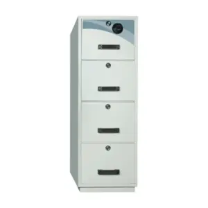 Falcon Fire Resistant Cabinet FRC4 four drawer cabinet front