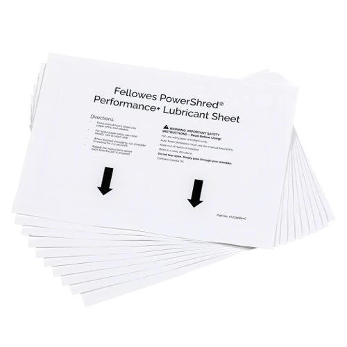 Fellowes Shredder Oil Sheets product view