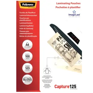 Fellowes A4 Glossy Laminating Pouches product view