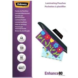 Fellowes A4 Matt Laminating Pouches product view