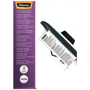 Fellowes A4 Laminator Cleaning and Carrier Sheets 5320604 pack