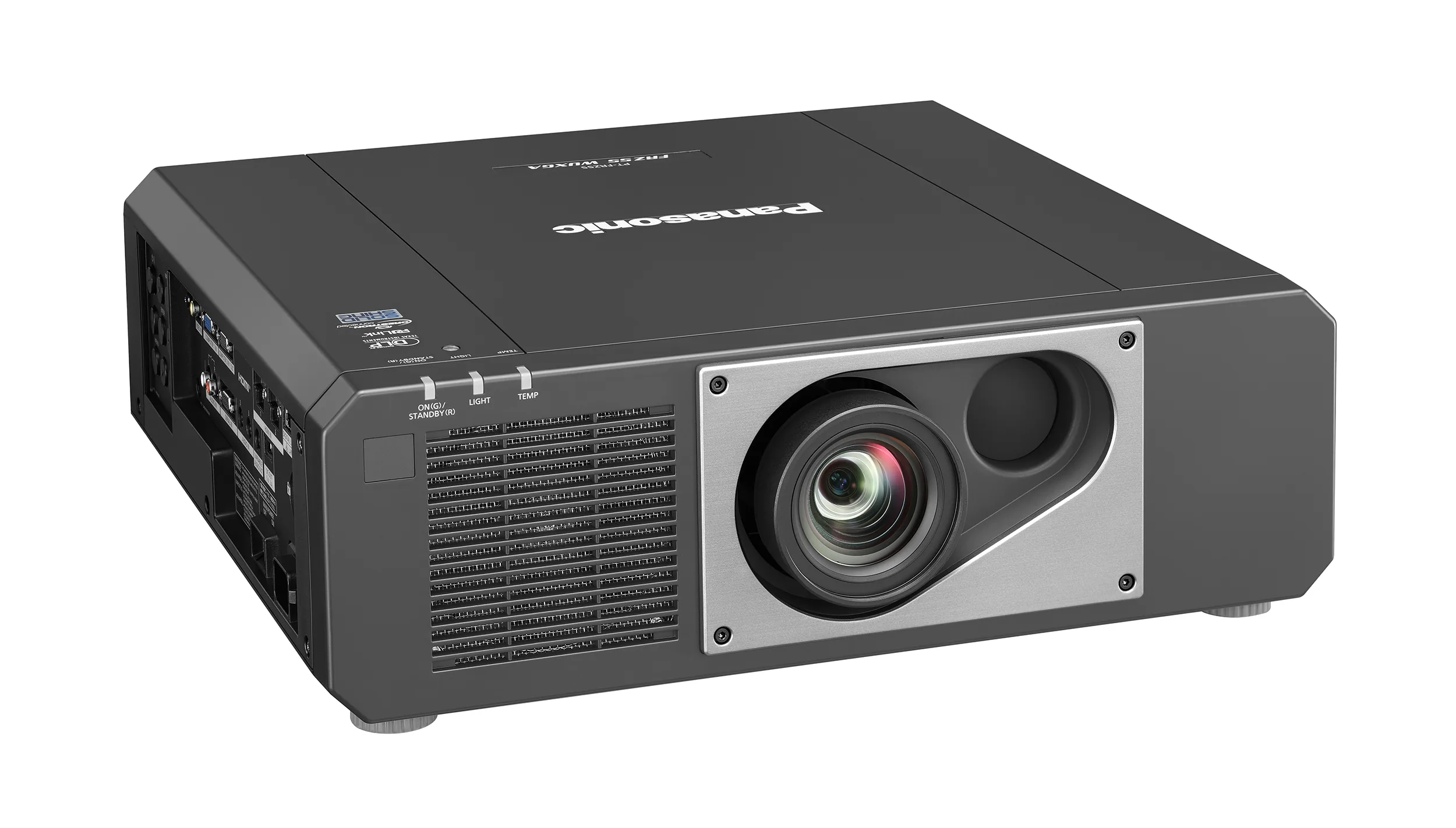 Panasonic PT-FRZ55 laser projector angled right view product image