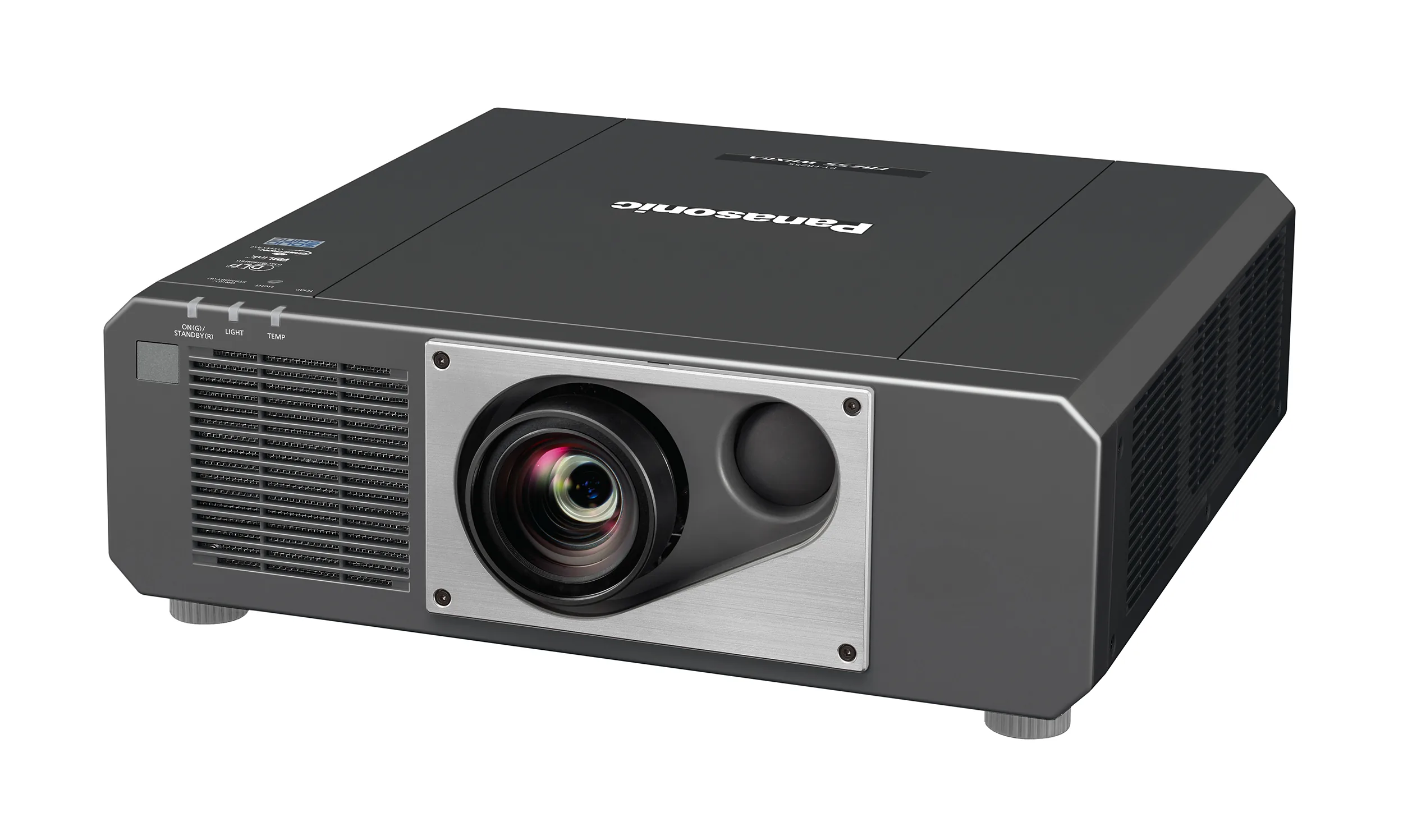 Panasonic PT-FRZ55 laser projector angled view product image