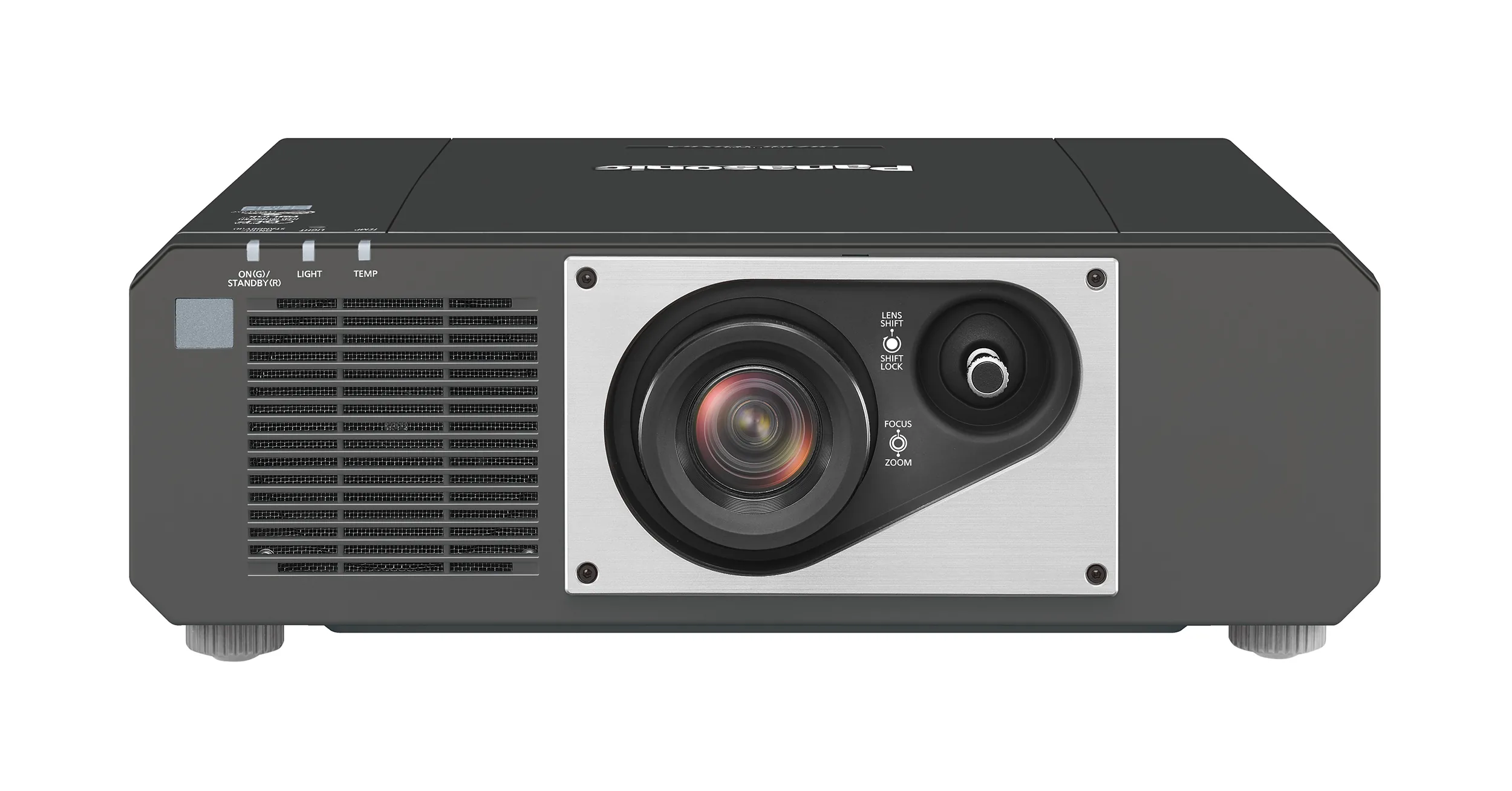 Panasonic PT-FRZ60 laser projector shown in front view