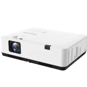 Panasonic PT-LAX45 LCD projector shown in angled view