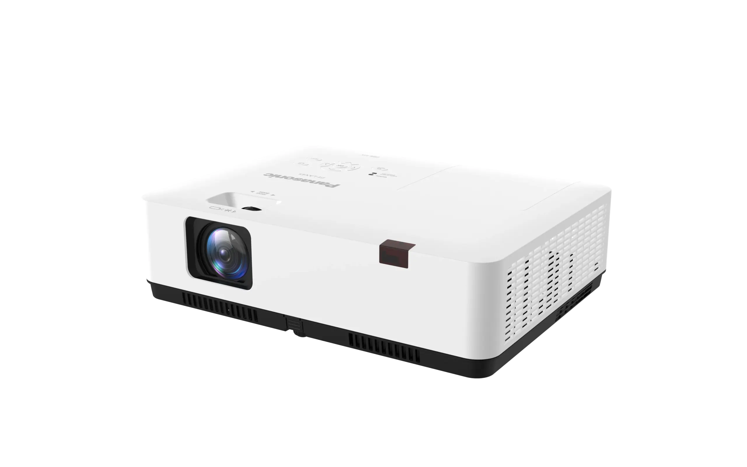 Panasonic PT-LAX45 LCD projector shown in angled view
